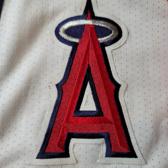 ANAHEIM Los Angeles ANGELS Baseball MAJESTIC Blank Sewn Logo MLB Men's 2XL XXL. - Picture 3 of 11